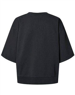 Narah Sweat T-shirt - Black